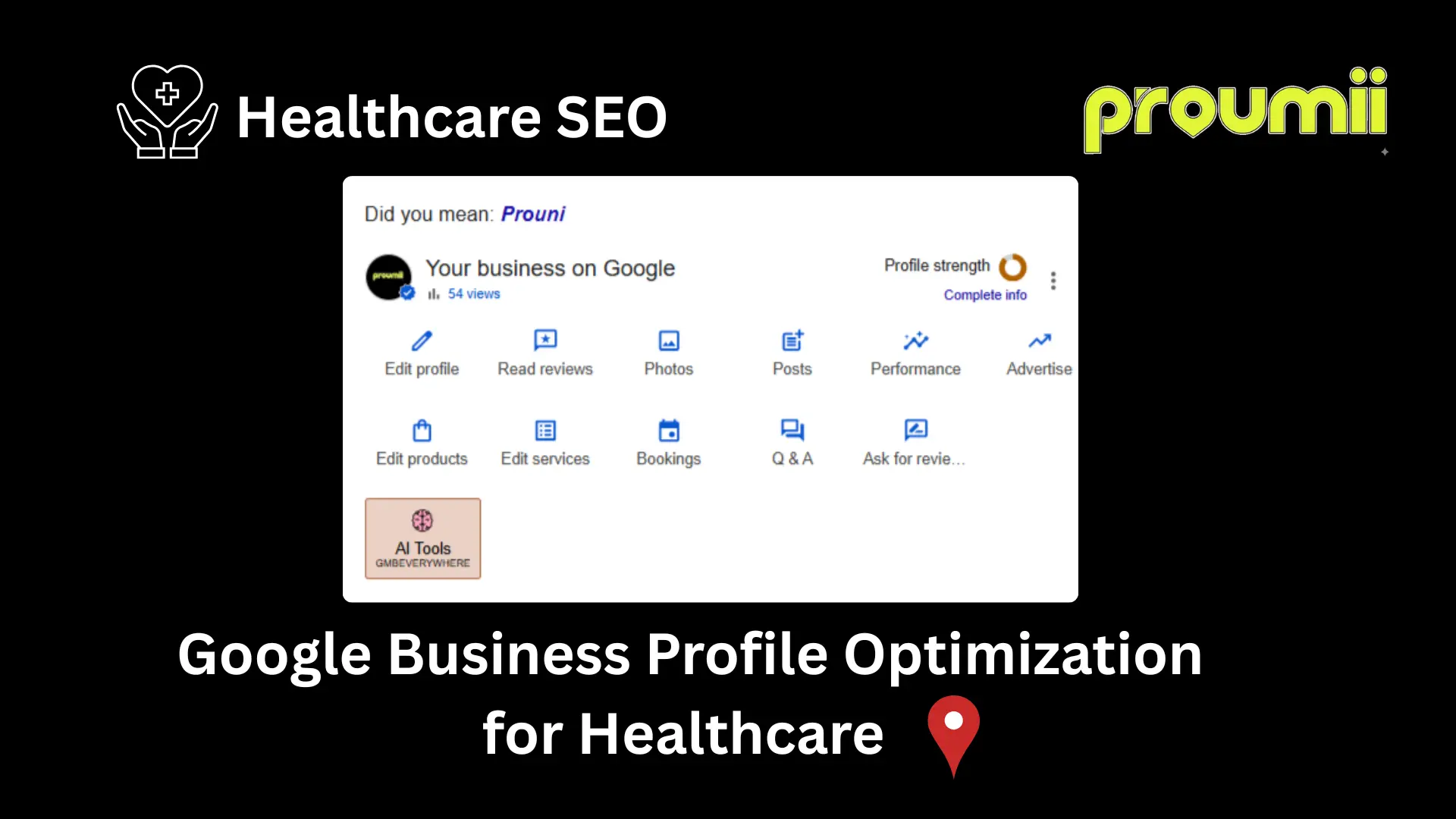 Google Business Profile Optimization for Healthcare